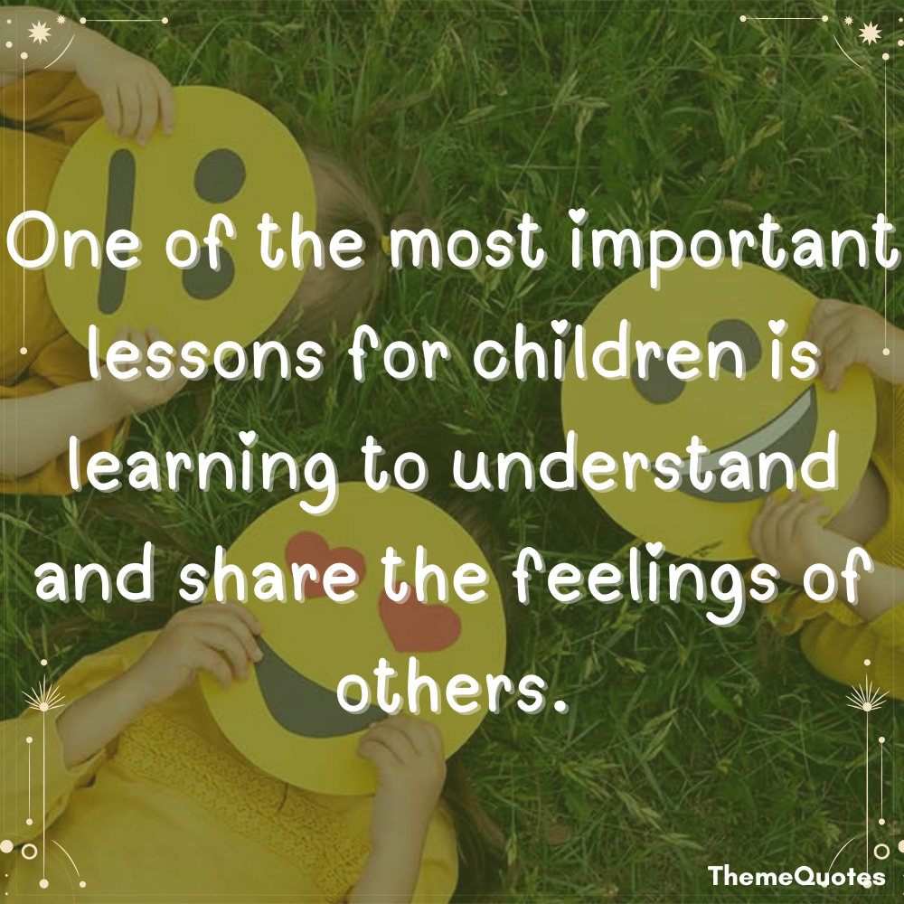 life lesson for kids for one of the most impoetant lessons