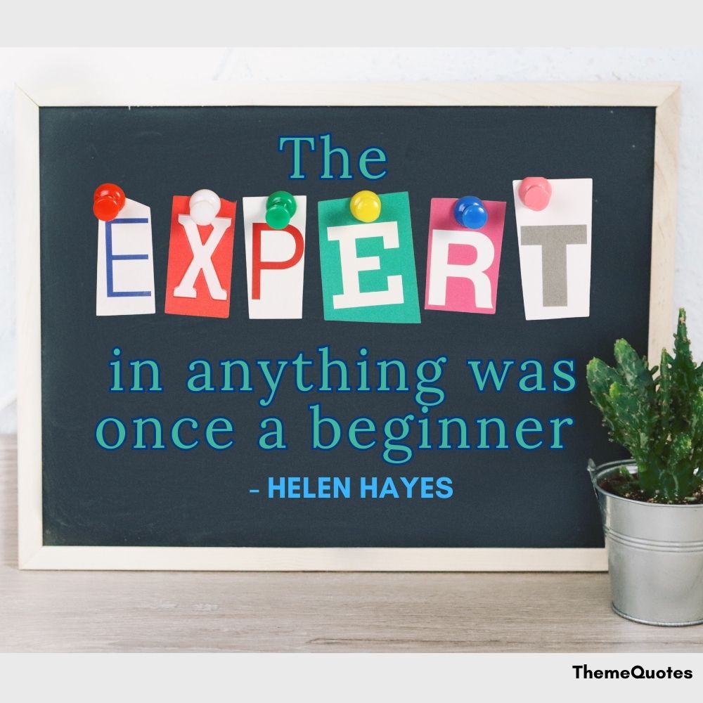 motivational posters for classrooms once a beginner