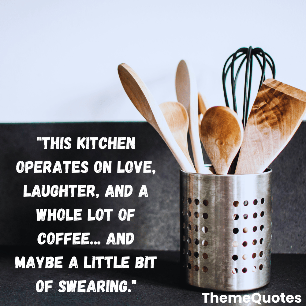 funny kitchen quotes  cleaning