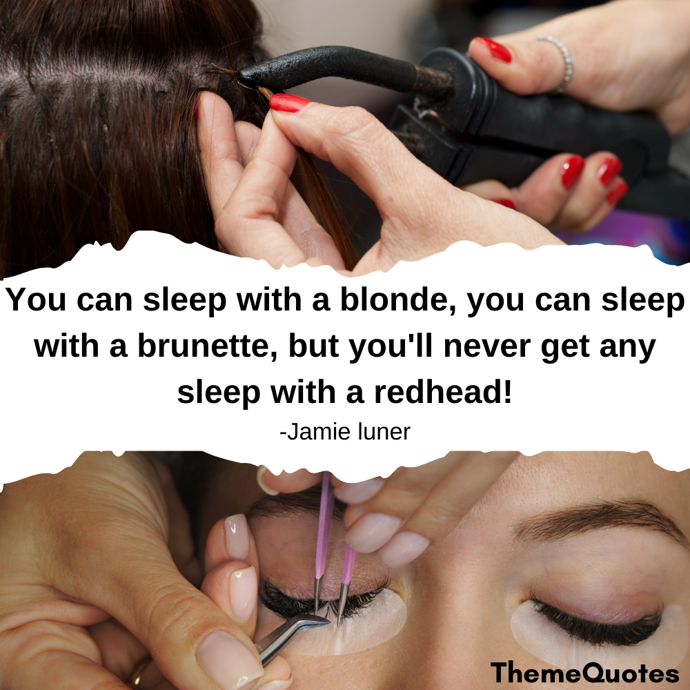 hair extension quotes sleep with a blonde